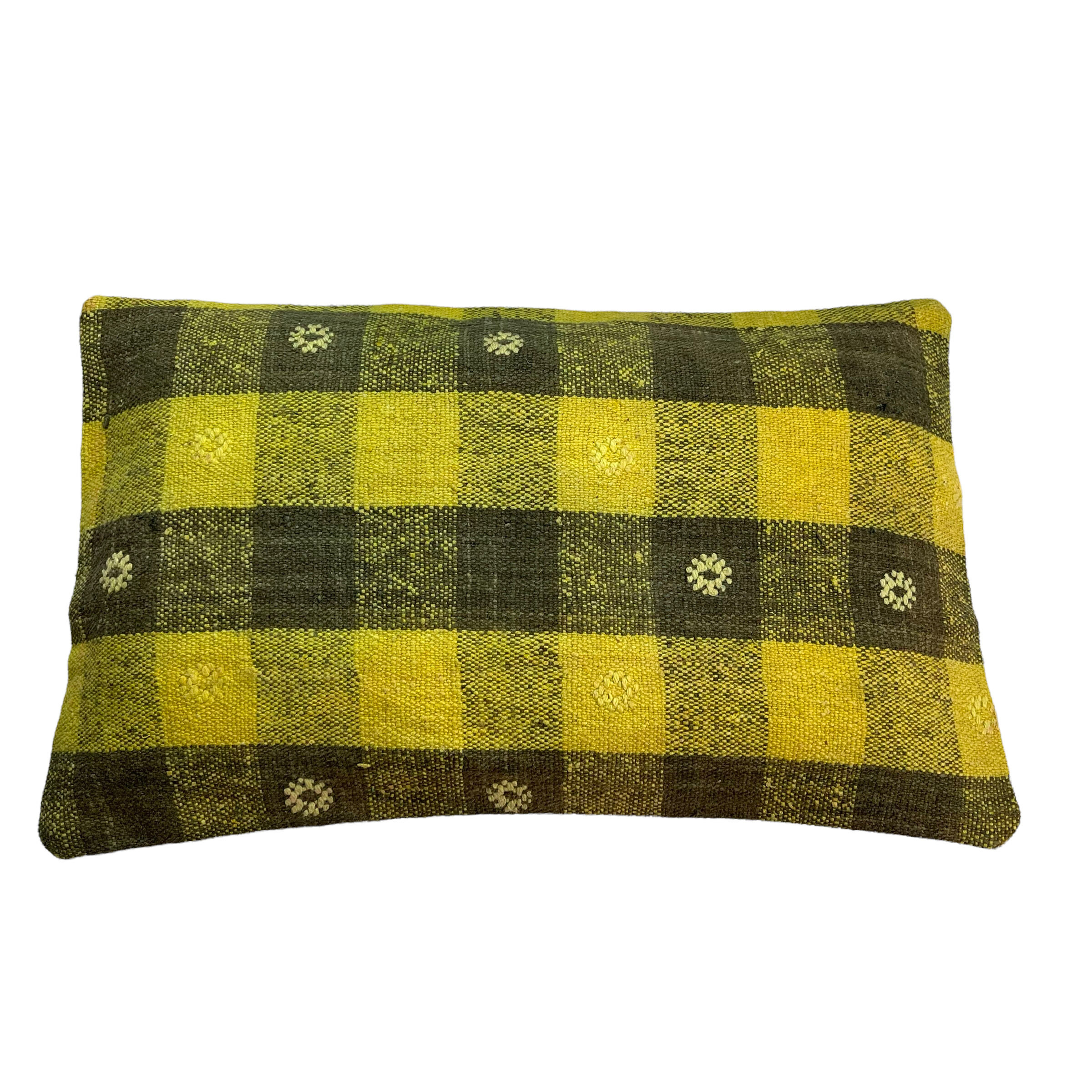 Vintage turkish kilim cushion cover, 30 x 50 cm