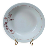 Shallow round plate Saint-Amand model Marcel