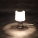 Lampe de table en verre des années 1970 par Kamenicky Senov, Tchécoslovaquie