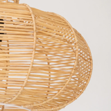 Raffia pendant light