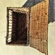 OLD WICKER BASKET FOR TRANSPORTING SMALL ANIMALS