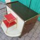 Meuble bar vintage à façade tournante- Années 60/70