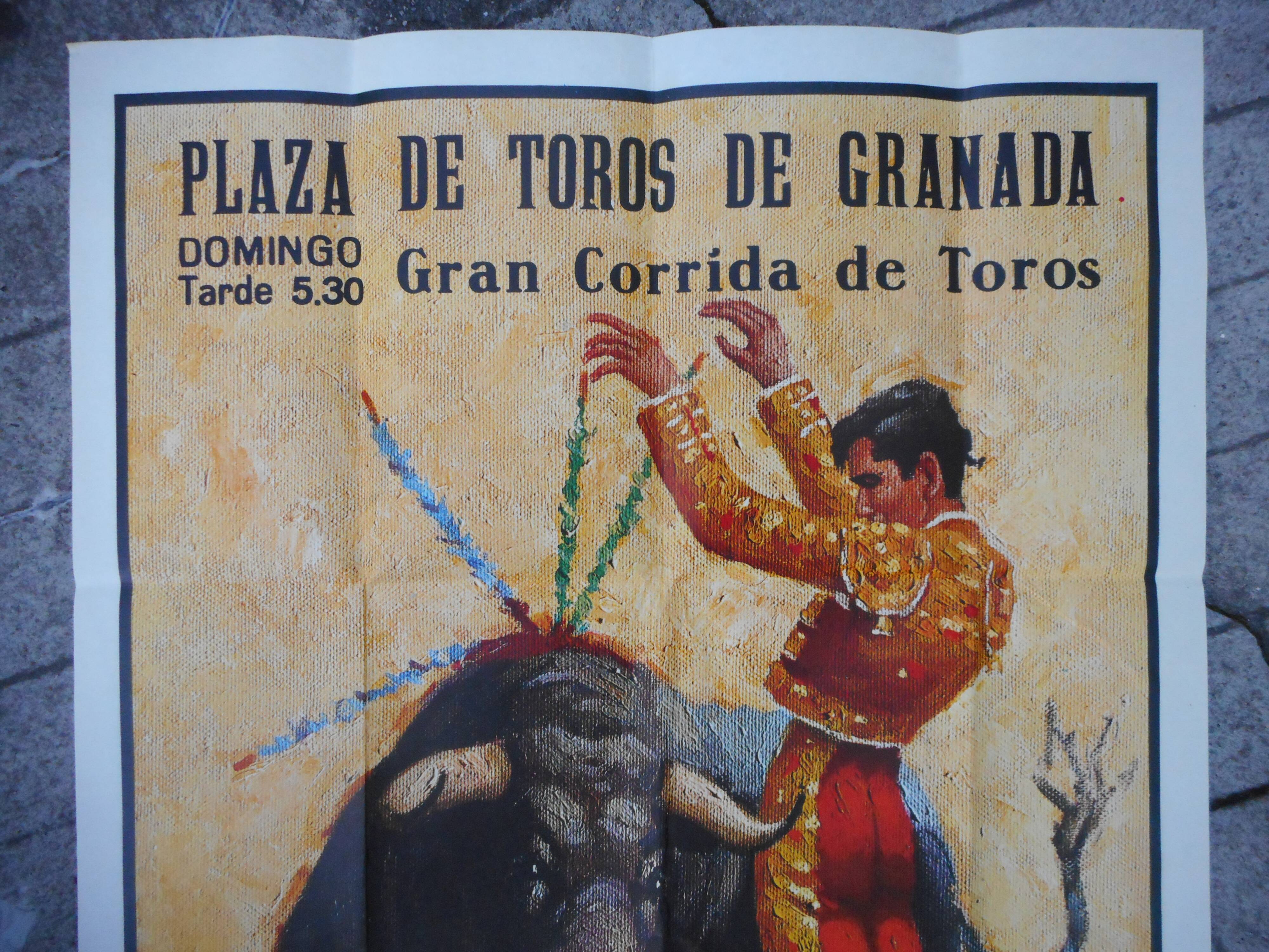 Affiche de tauromachie