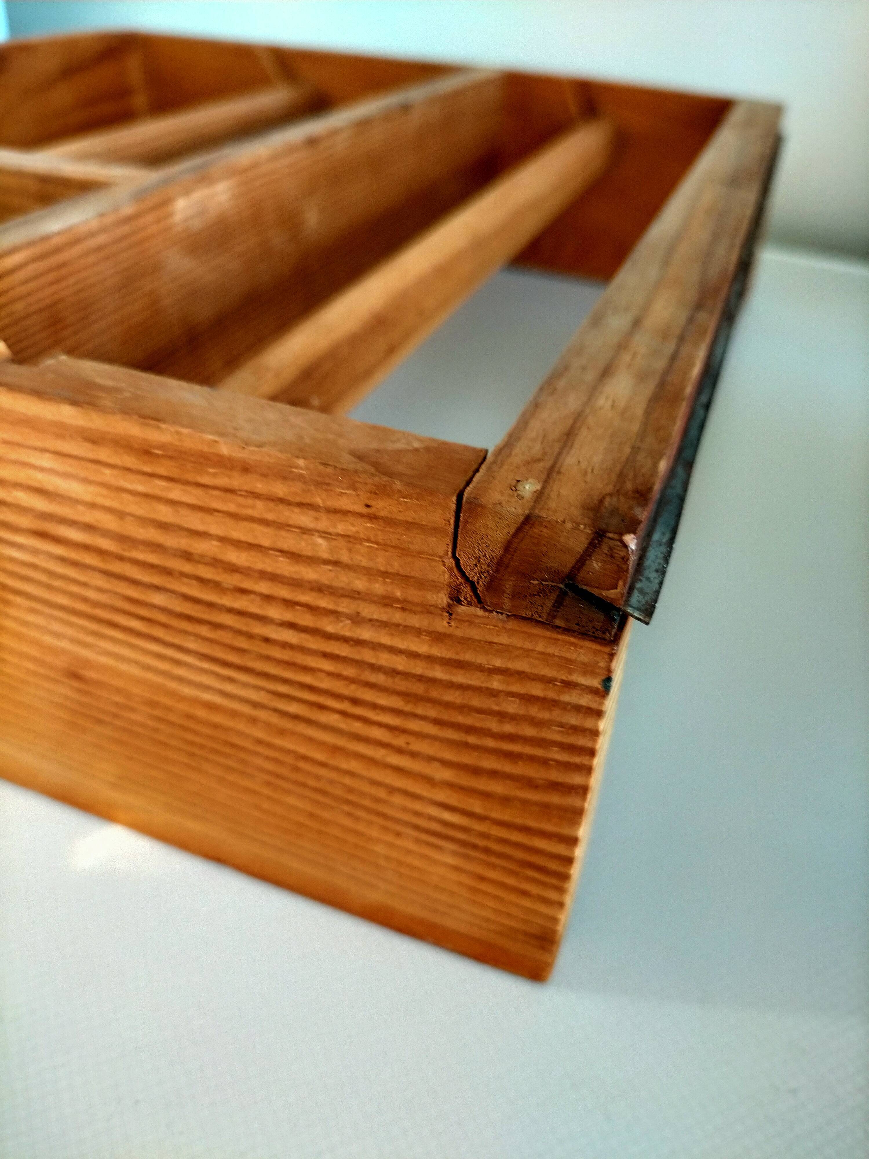 Wooden shelf with unroller wipes everything