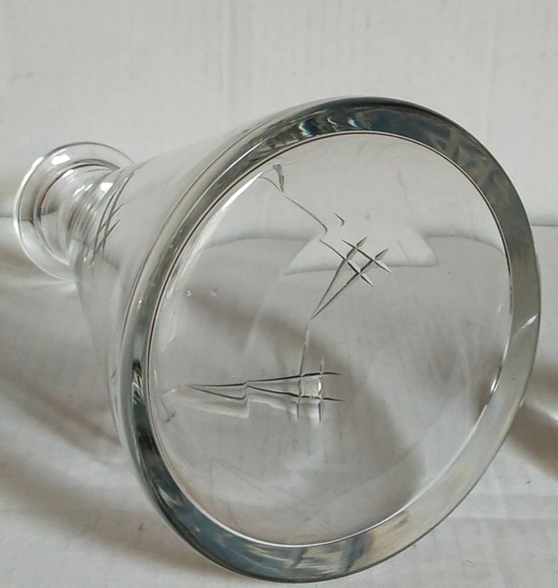 Carafe en cristal Art-Déco début XXème