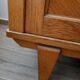 Vintage solid wood wardrobe