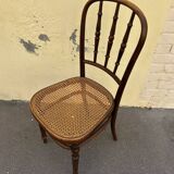 chaise cannée en bois courbé  Fischel