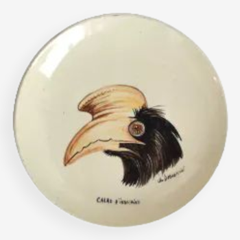 Indochina hornbill plate