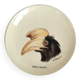 Assiette Calao d'Indochine