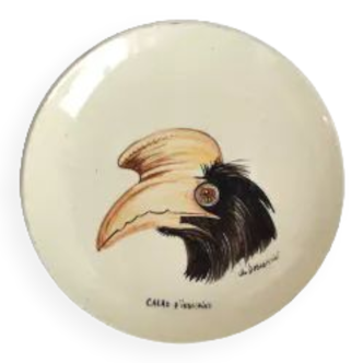 Indochina hornbill plate