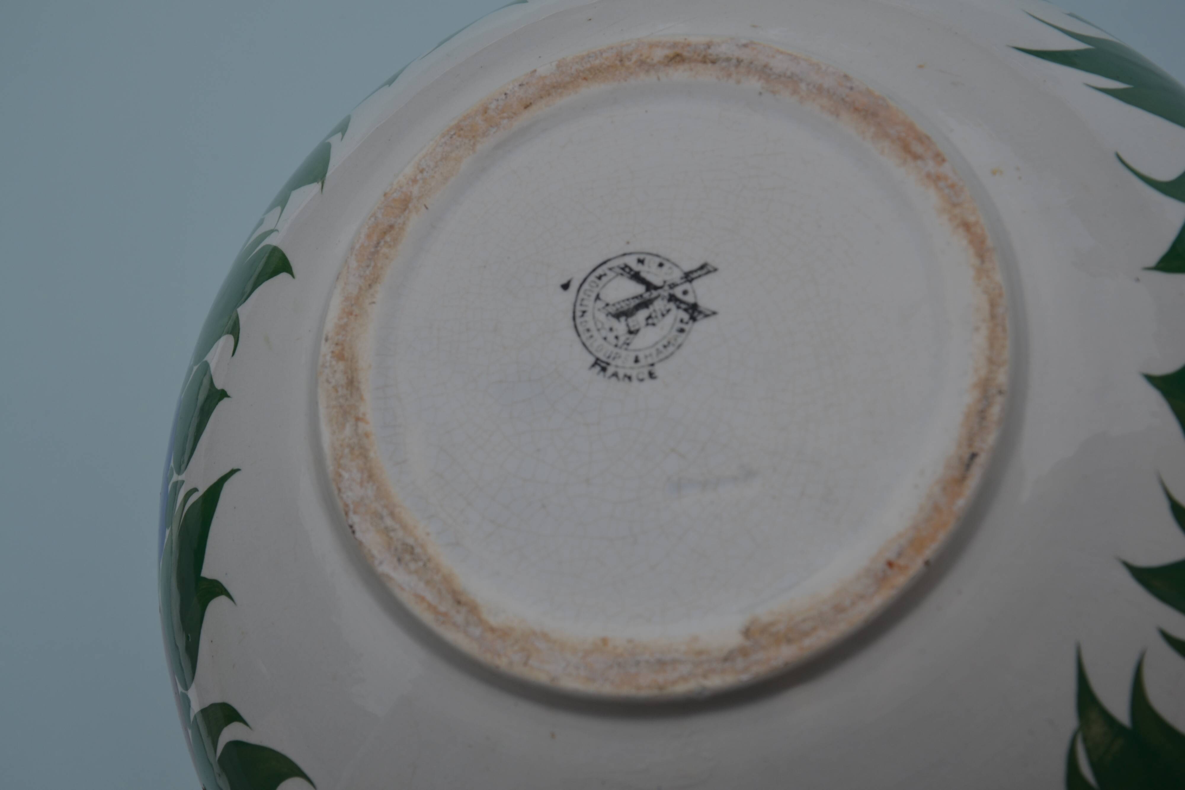 Moulin des loups ceramic flowerpot