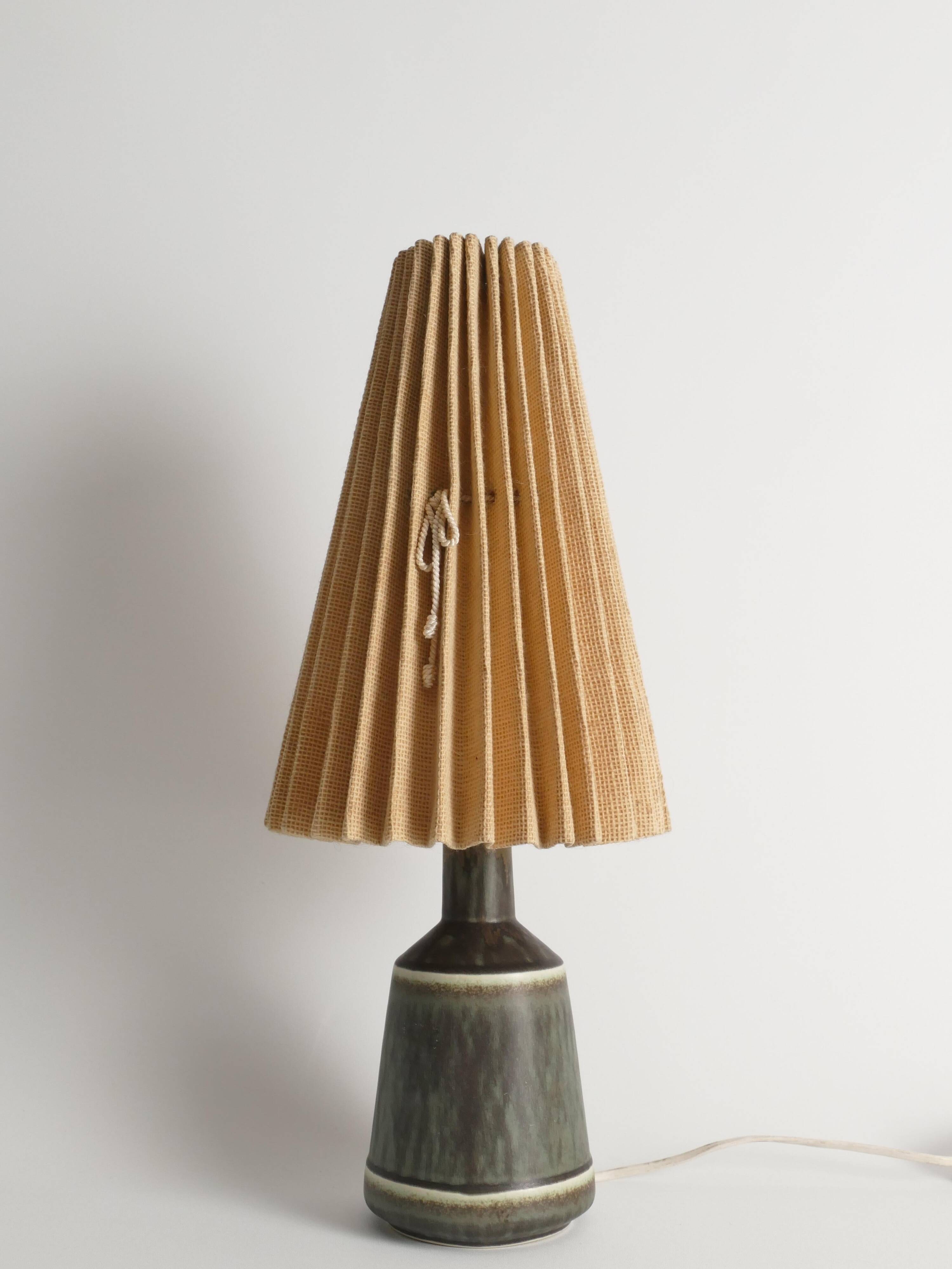 Scandinavian Modern Stoneware Table Lamp, Desiree Stentøj, 1960s