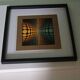 Tableau Vintage Art Optique - Victor Vasarely - Frame 40x40cm