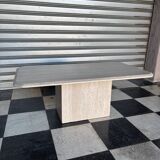 Table basse en travertin
