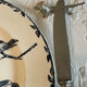 6 doors - vintage dachshund silver metal knife 70