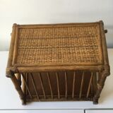 Porte revue en rotin des années 60