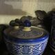 Lot 11 Moroccan pottery butter pot from the 1940s signed Serghini.