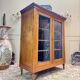 DISPLAY CABINET, CHERRY WOOD BOOKCASE IN DIRECTOIRE STYLE, 19TH CENTURY