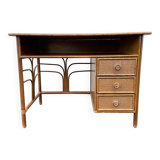 Vintage rattan desk