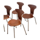 Ensemble de 4 chaises Mosquito par Arne Jacobsen pour Fritz Hansen