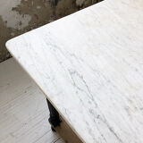 Butcher's table work central island marble
