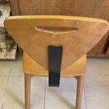 Italian chair from the 80s, in wood and metal