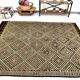 6x9 Yellow Brown Vintage Kilim Rug 199x264Cm