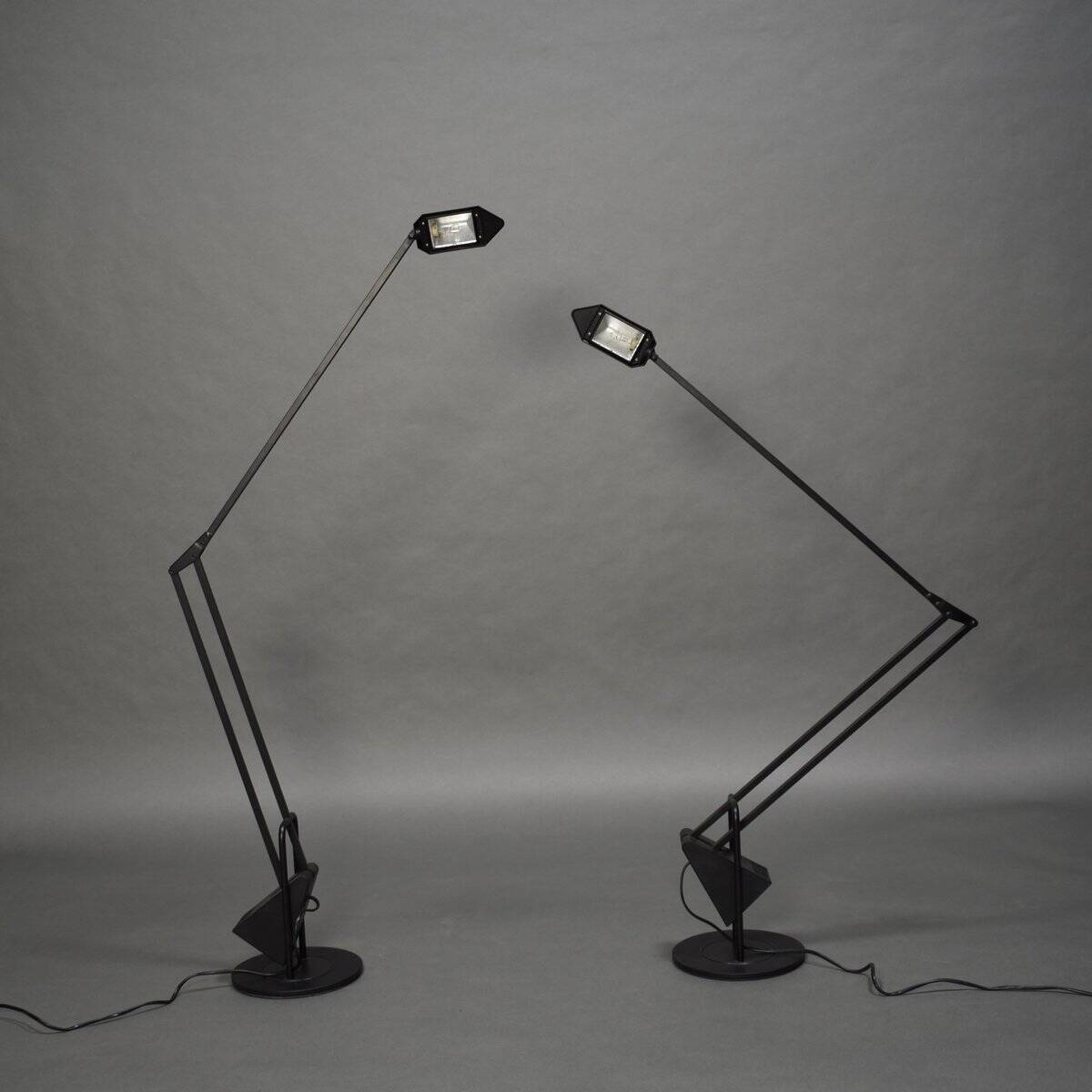 Lampes de table Flamant rose par Fridolin Naef pour Luxo, années 1980, ensemble de 2