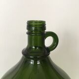 Dame jeanne en verre vert olive 5l
