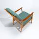 Danish Armchair in Teak & Oak by Pater Hvidt Mid Century