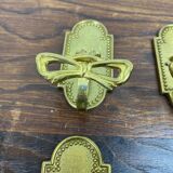 Brass coat hooks