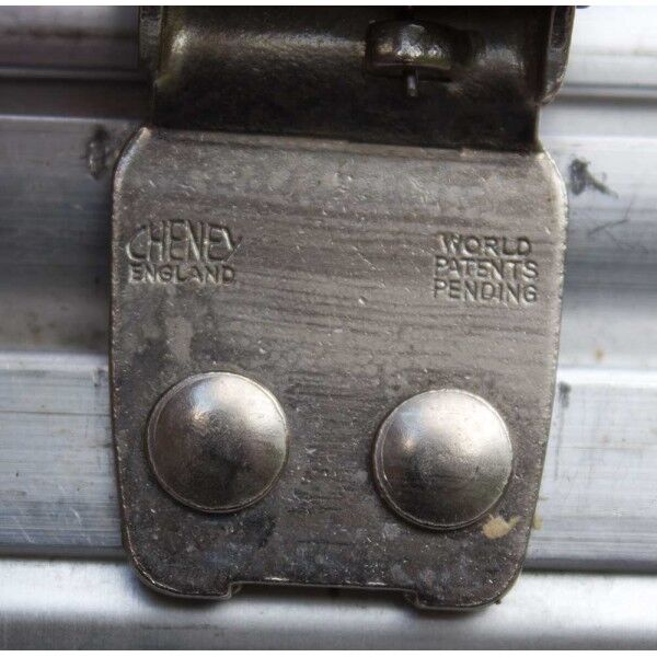 Cheney England aluminum suitcase