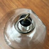 Mid-century glass hanging planter, 1960s