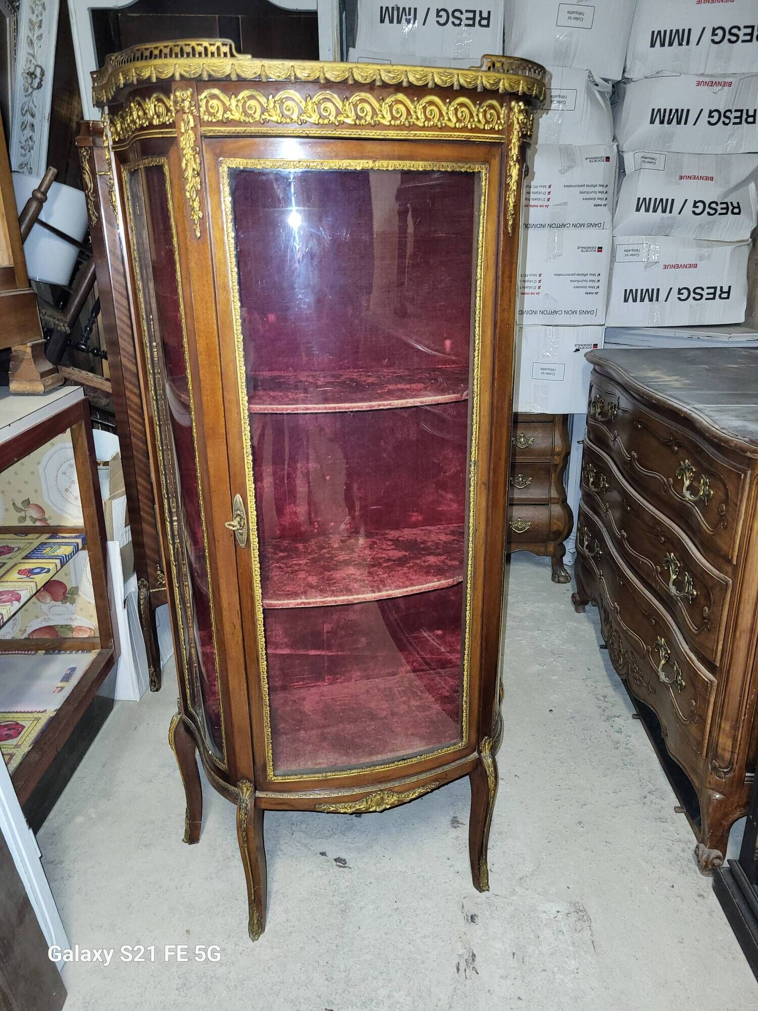 Display case LXVI walnut