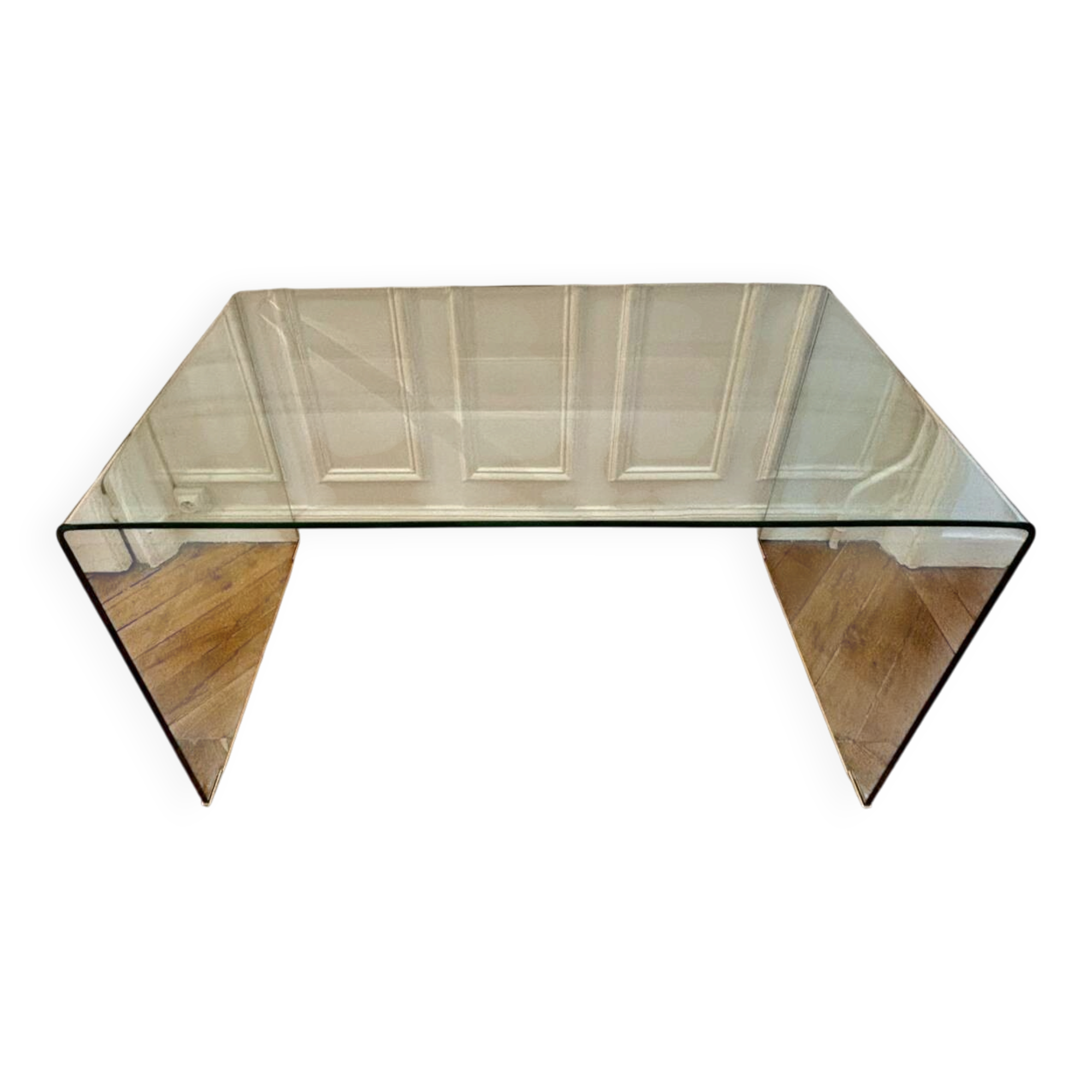 Magnificent tempered glass desk