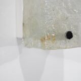 Large pair of Murano glass wall sconces, Italy 1970s. Vintage