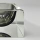 1960s Stunning grey ashtray or catchall by Flavio Poli for Seguso. Made in Italy