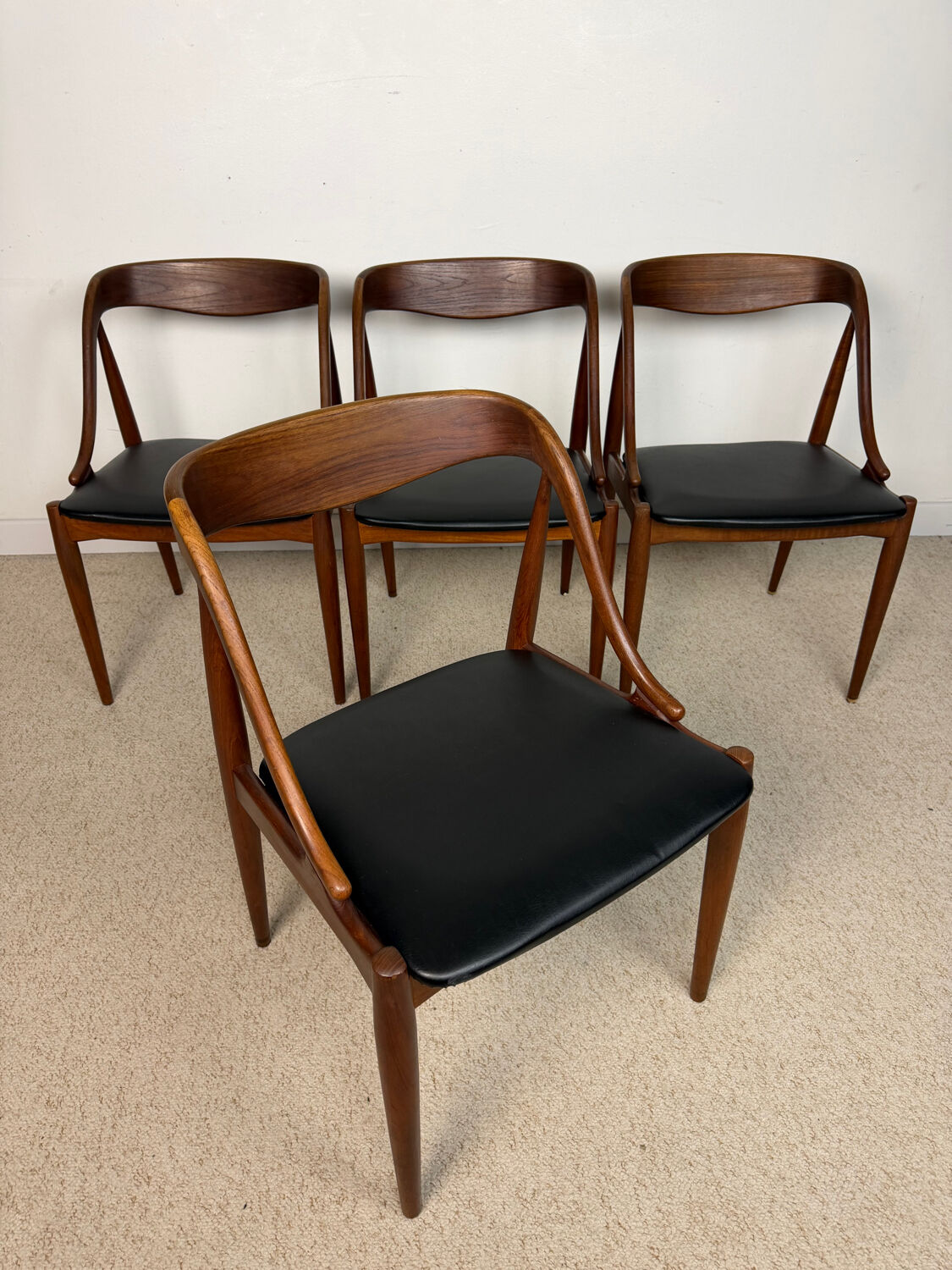 Scandinavian teak chairs – attributed to Johannes Andersen