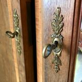 Art deco inlaid and bronze 3-door wardrobe circa 1920