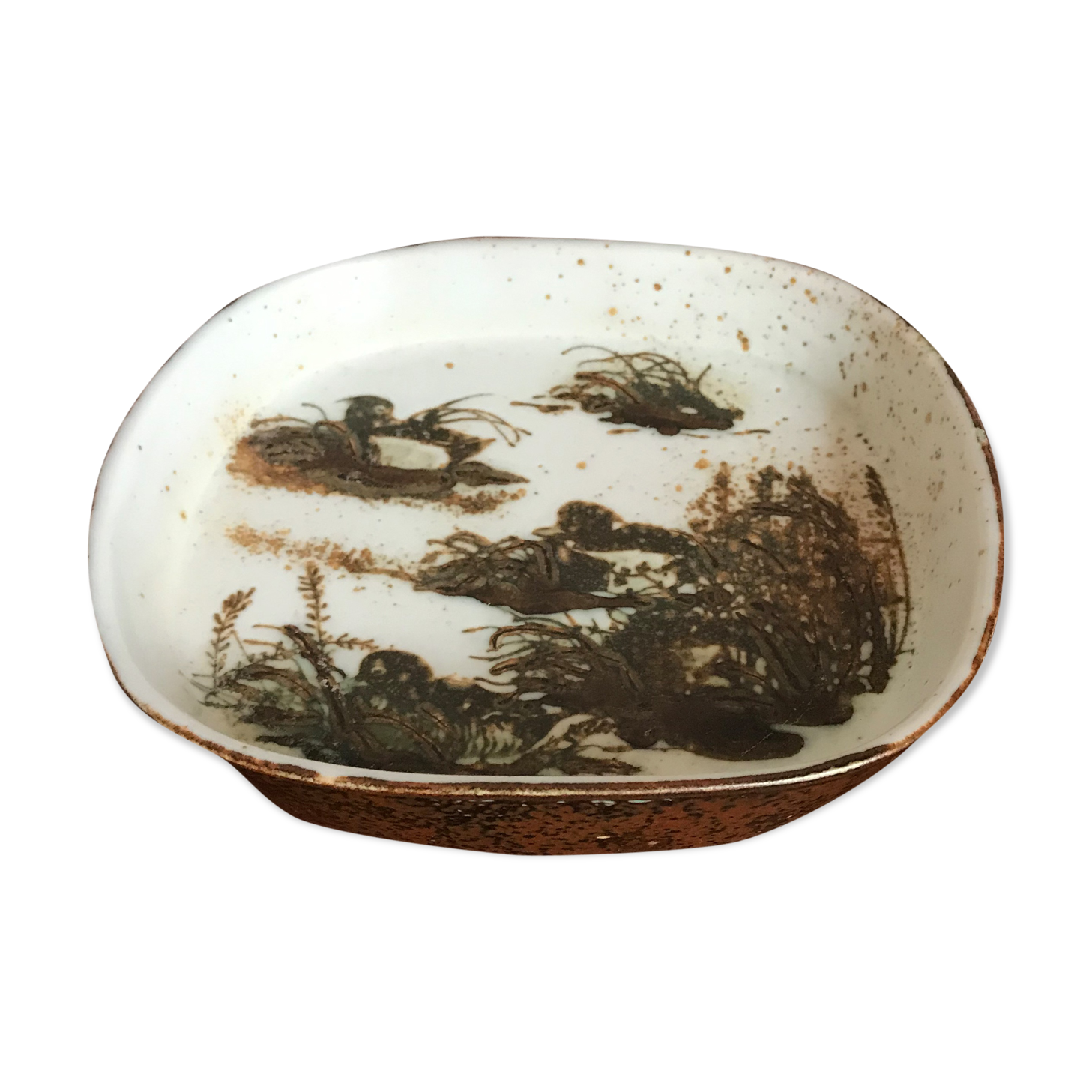 Royal Copenhagen design Nils Thorsson pocket emptier or ashtray, 1960s