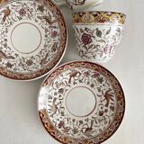 2 polychrome ironstone coffee cups Choisy le Roi