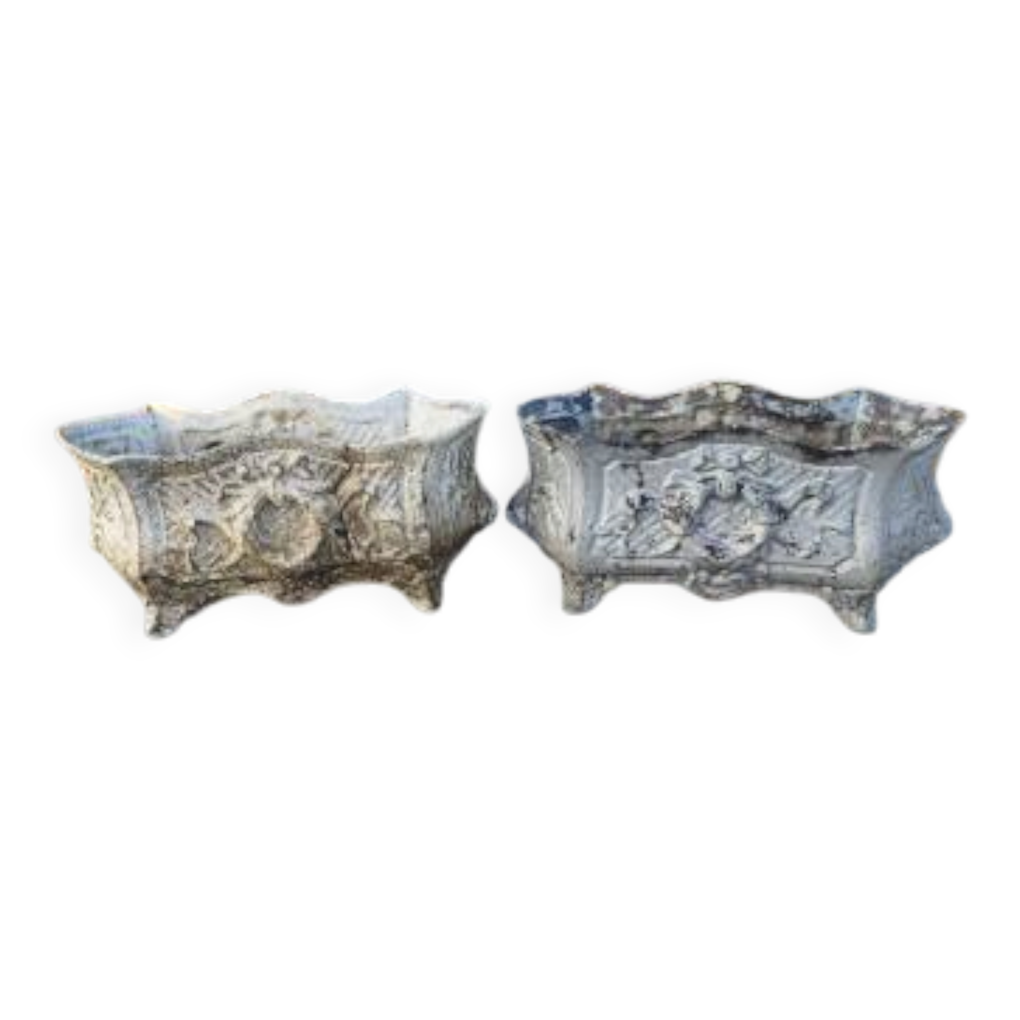 Pair of cast iron planters from 1900 in Charleville - Mézières