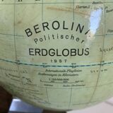 Vintage 1957 Berolina Erdglobus World Globe - 33 cm