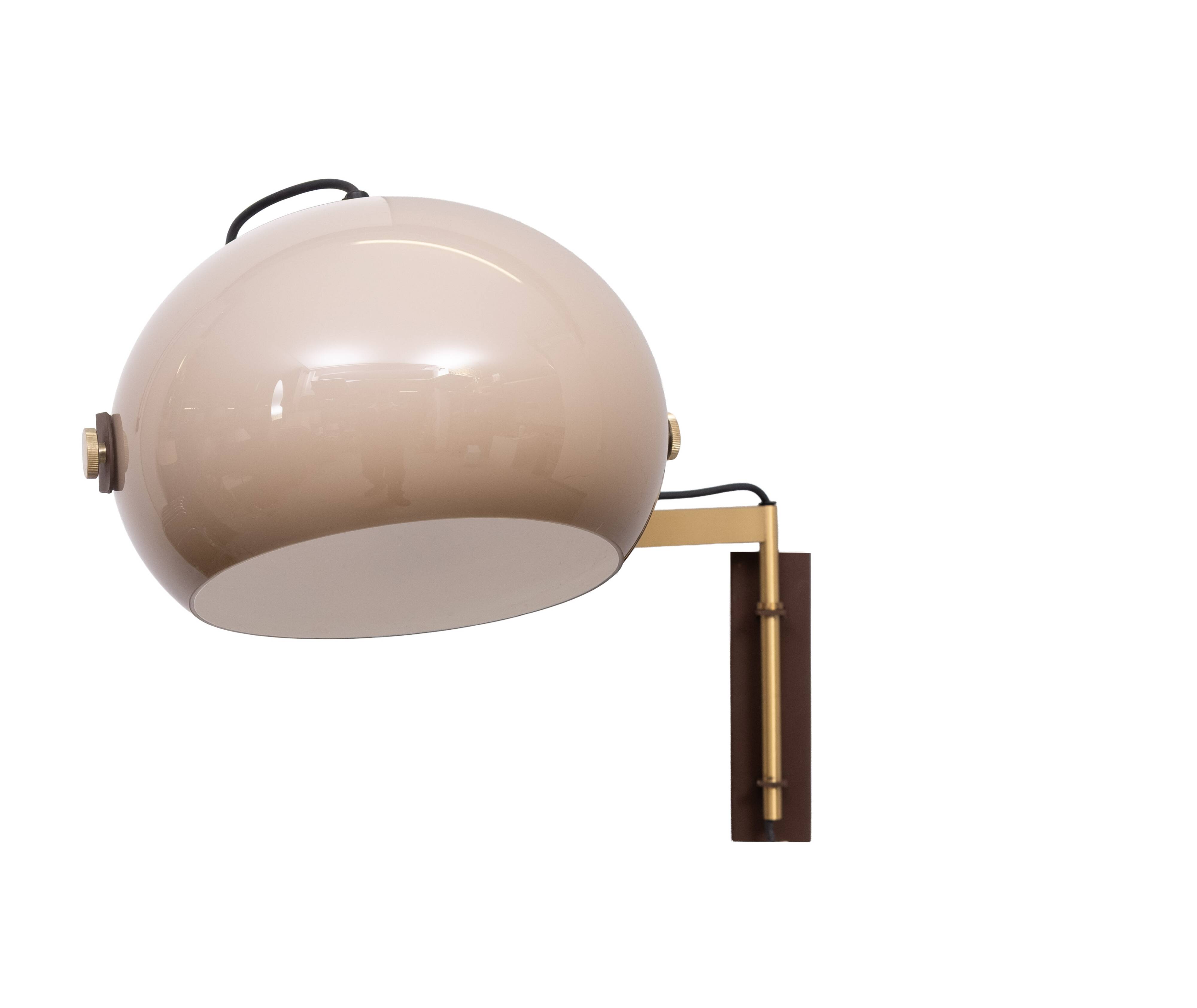 Dijkstra spring arm Wall Lamp 1970s Holland
