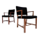 Set of 2 Danish mahogany chairs by Erik Bjorn Olsen, 1970s