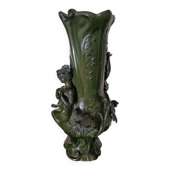 Bronze vase Bonnefond