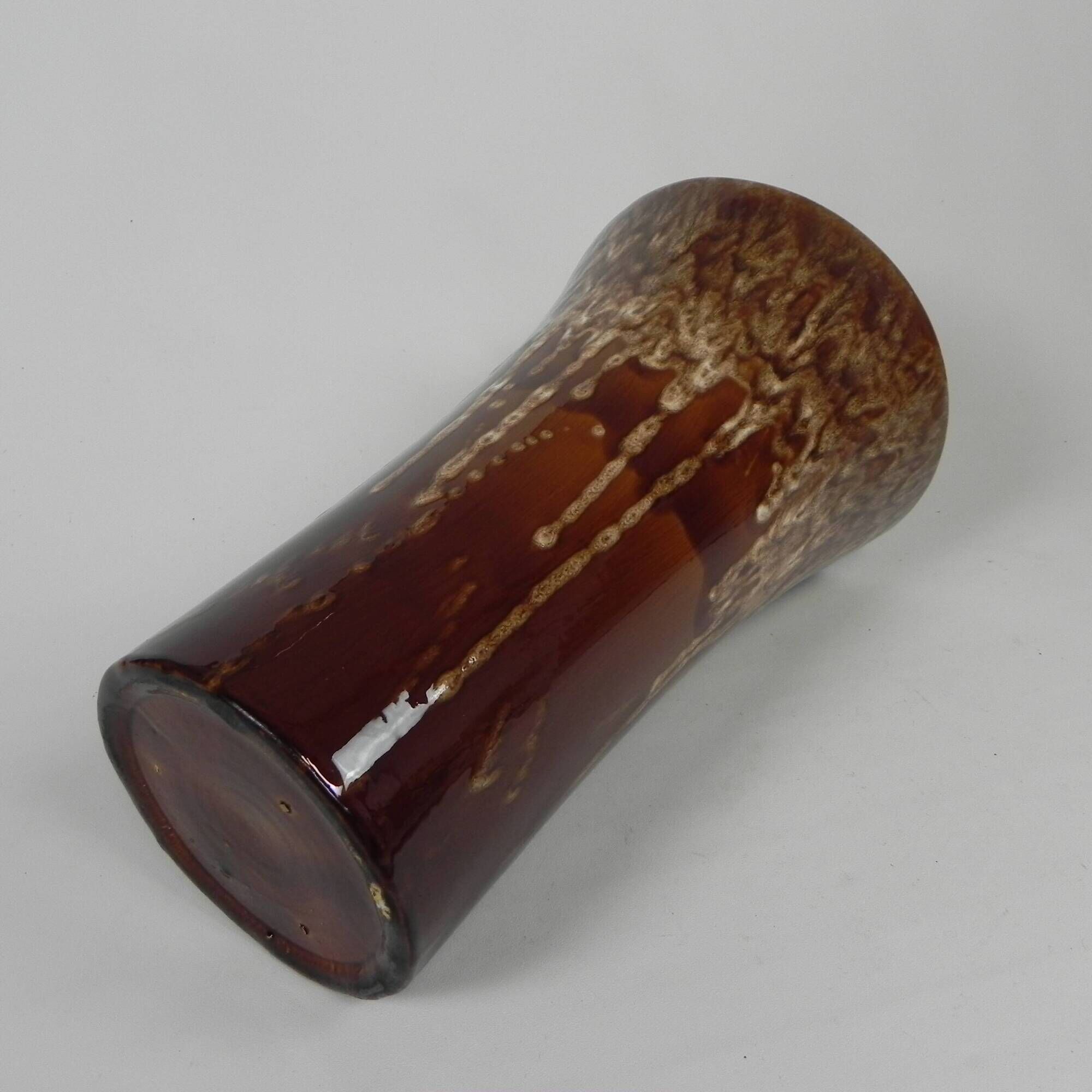 Vintage German vase with lava effect, 37 cm high, 1960s.