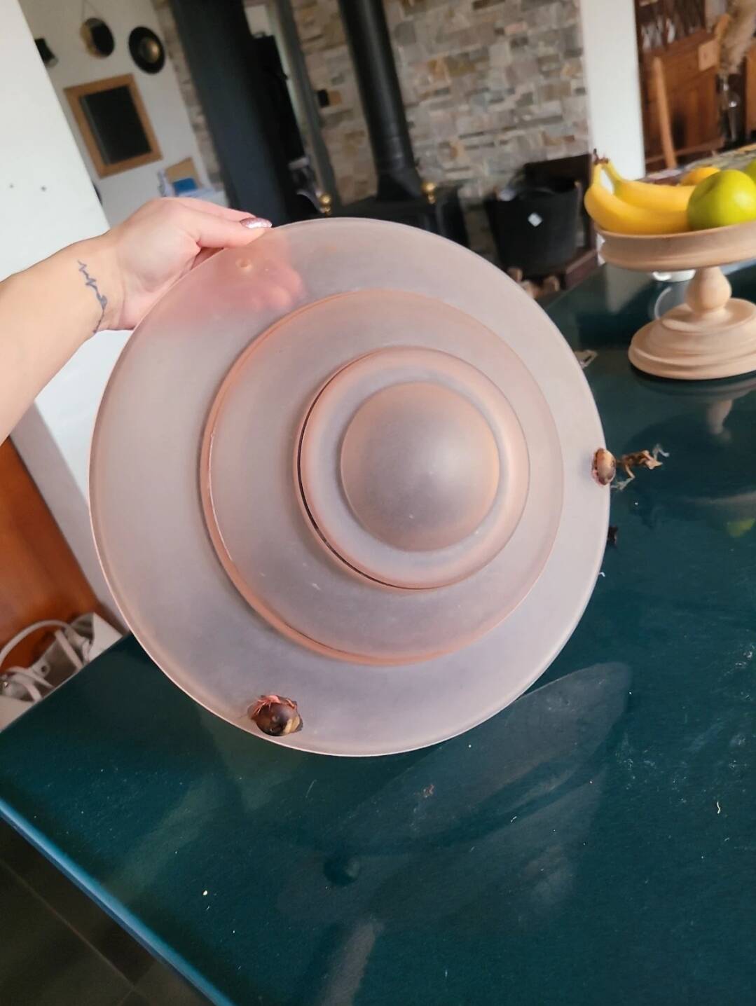 Glass suspension to renovate