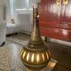 Lampe Georges Pelletier en céramique émaillée ajourée