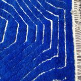 Moroccan rug in natural wool 2.5x1.5 m